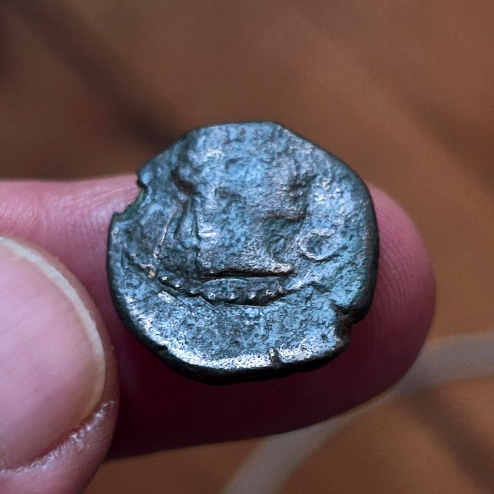 Ναβαταία. Aretas IV, with Huldu. 9/8 BC-AD 40. Æ Petra Mint.  (χωρίς τιμή ασφαλείας) #1.0