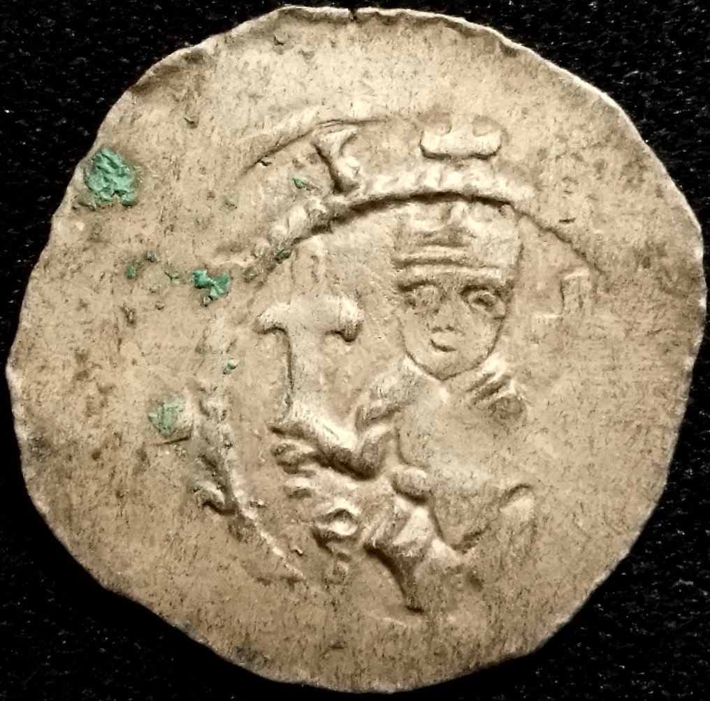 . Τσεχία, Βασίλειο της Βοημίας King Ottokar I (1198-1230). Denarius 1198-1210 - extremely rare type #2.1