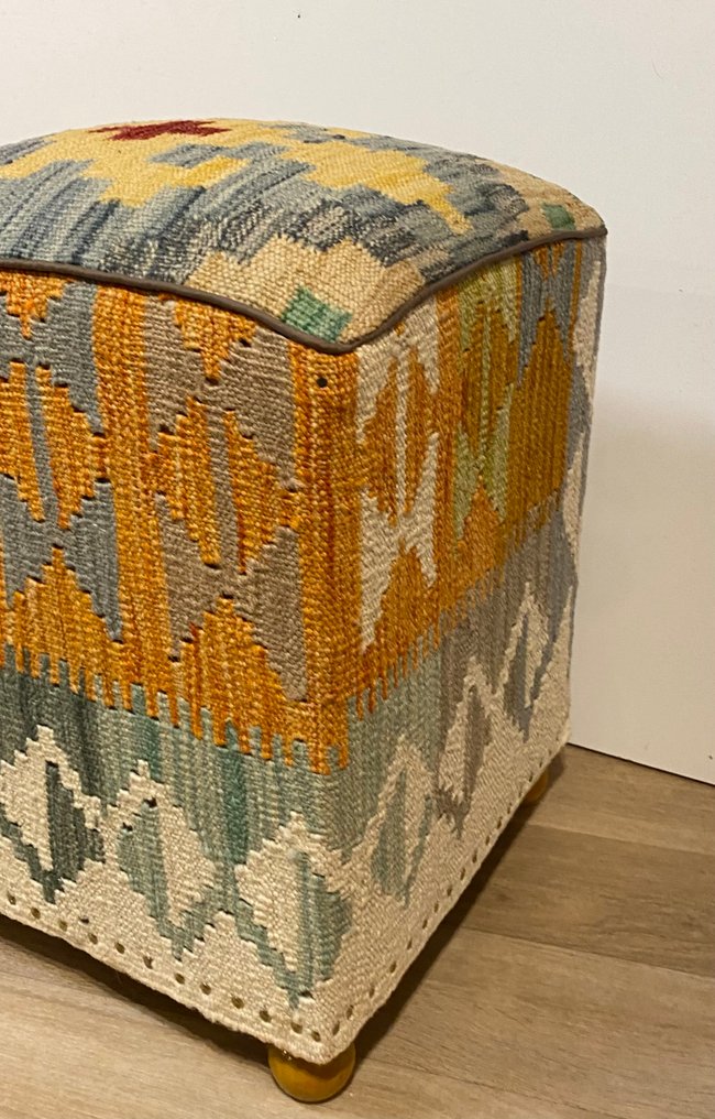 Kelim Poef（未使用/新） - 地毯 - 36 cm - 36 cm #2.1