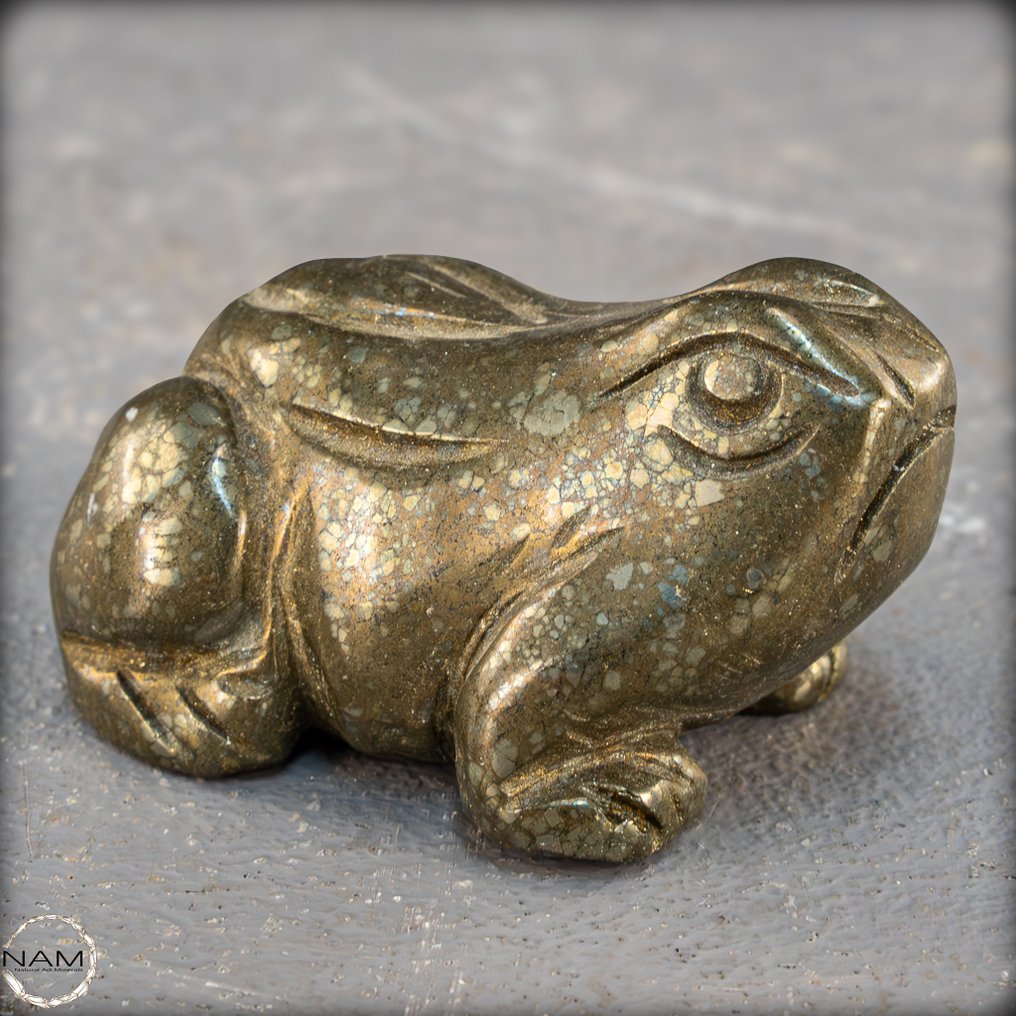 Topkwaliteit pyriet kikker- 123.85 g #2.1