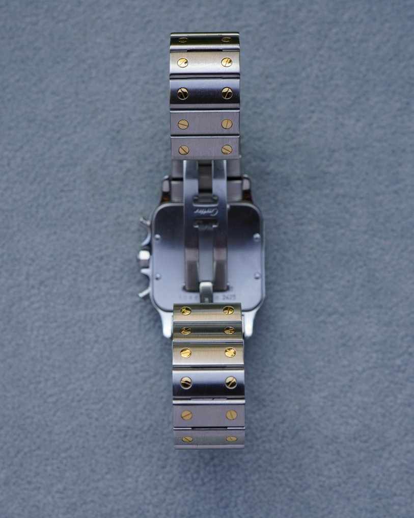 Cartier - Santos Galbée Chronograph - 2425 - Herre - 1990-1999  #2.1