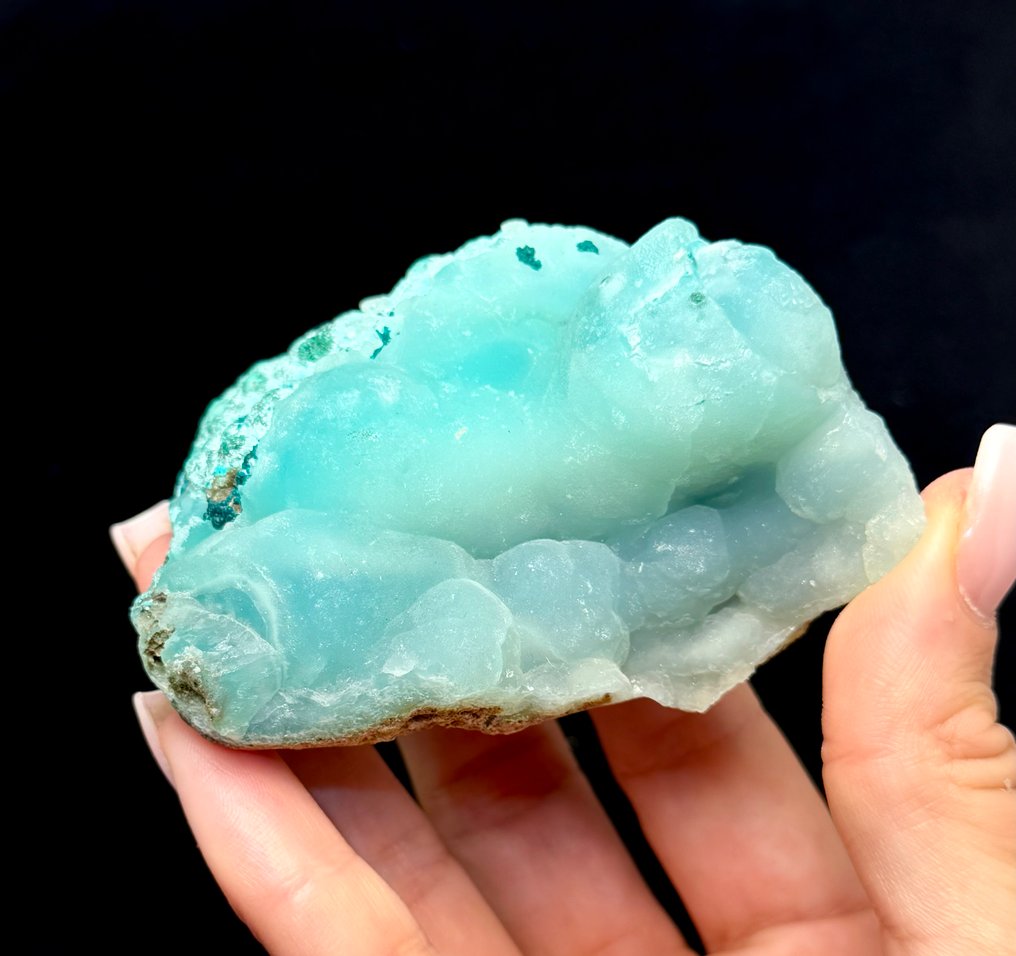 211g Amazing SMITHSONITE with AURICHALCITE & ROSASITE from Yanga Koubenza Congo Specimen - Height: 8 cm - Width: 6.5 cm- 311 g #2.1