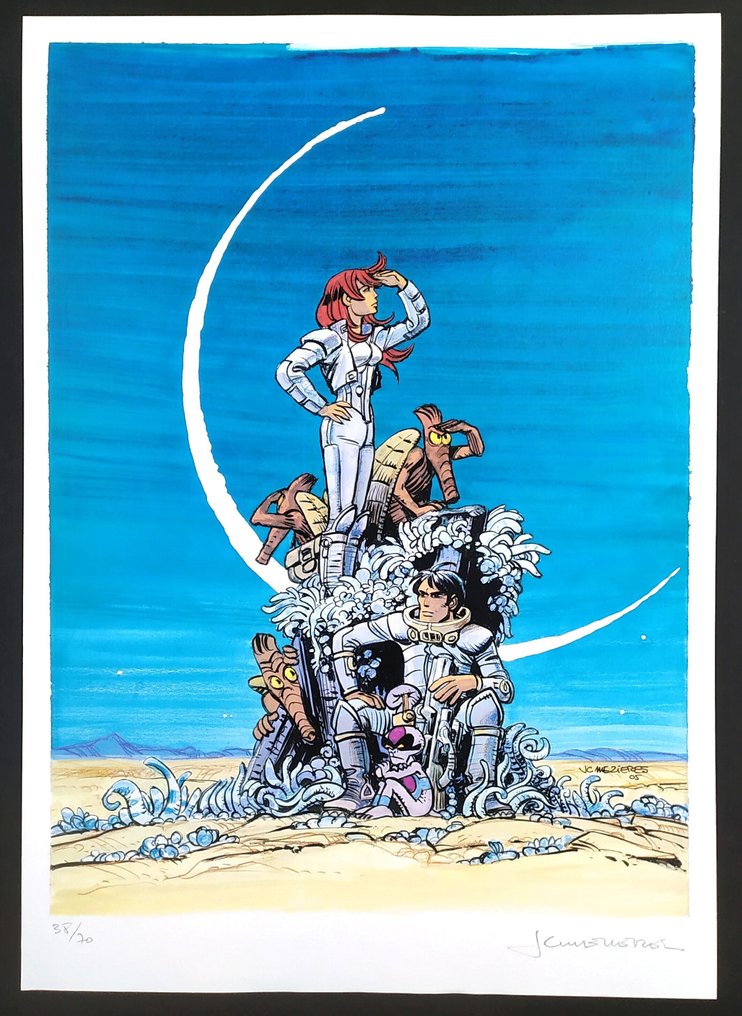 Mézières, Jean-Claude - 1 Offset Print - Valerian et Laureline - 2005 #1.0