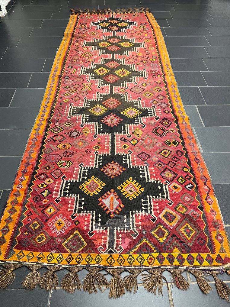 Kazak Kelim - Kelim - 390 cm - 135 cm #4.3