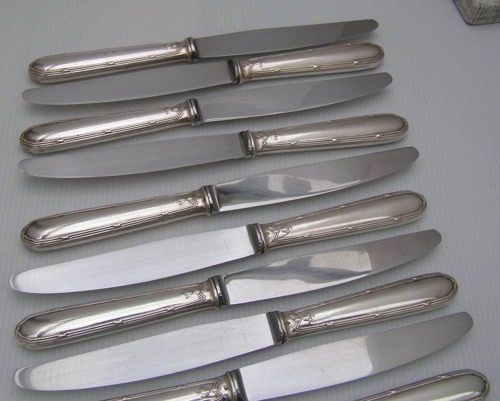 Σετ τραπεζομάχαιρων (12) - Επάργυρο #3.2