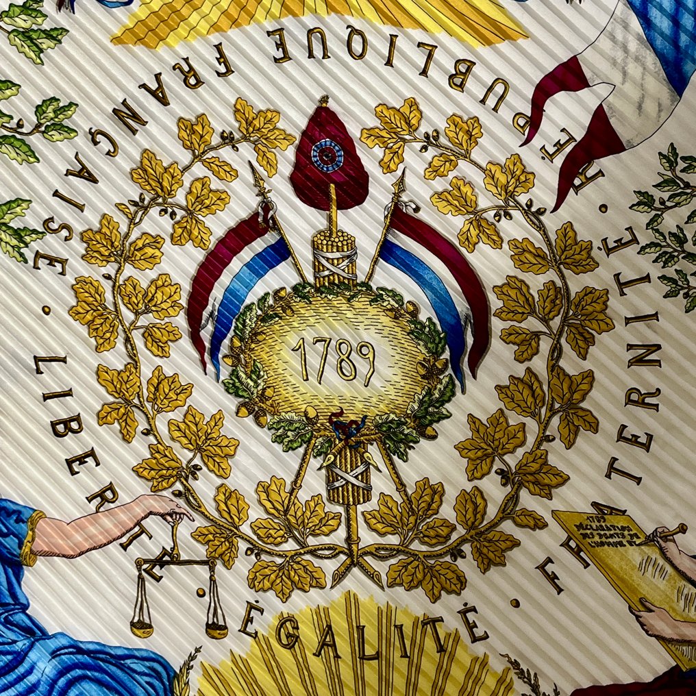 Hermès - Liberté Egalité Fraternité 1789 - Fular #3.2