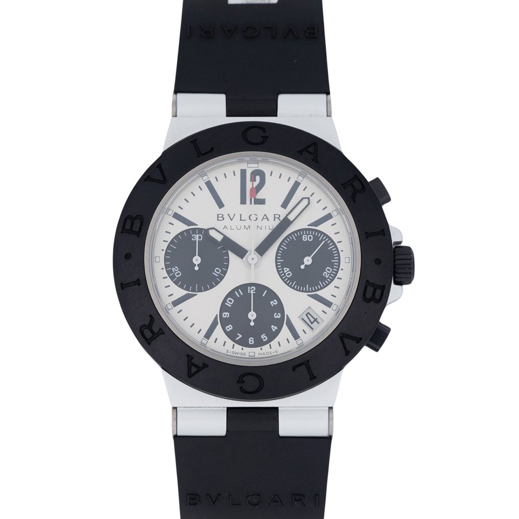 Bvlgari - Aluminium Chronograph - χωρίς τιμή ασφαλείας - AC38TA - Άνδρες - 2000-2010  #1.0