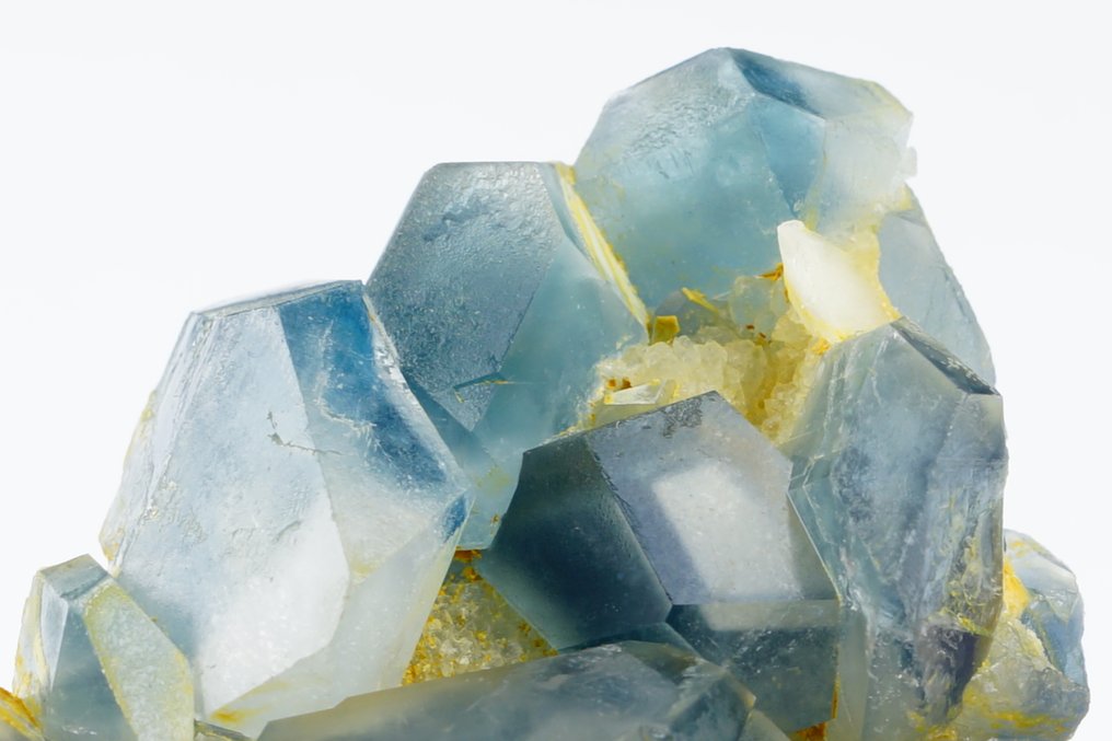 2025 trova CELESTINE con calcite. fluorescente di alta qualità in UV - Altezza: 8 cm - Larghezza: 5 cm- 214 g #4.3