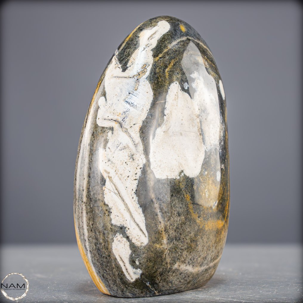 Αποκλειστικό ελεύθερου σχήματος Chalcedon Ένα έργο τέχνης της φύσης σε χρυσές και σκοτεινές αντιθέσεις- 1708.39 g #1.0