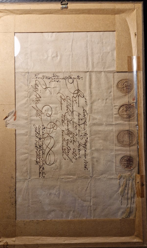 Bayerischer - Außerordentliche Steuerurkunde, Bayern (Landshut), - 1736 #2.1