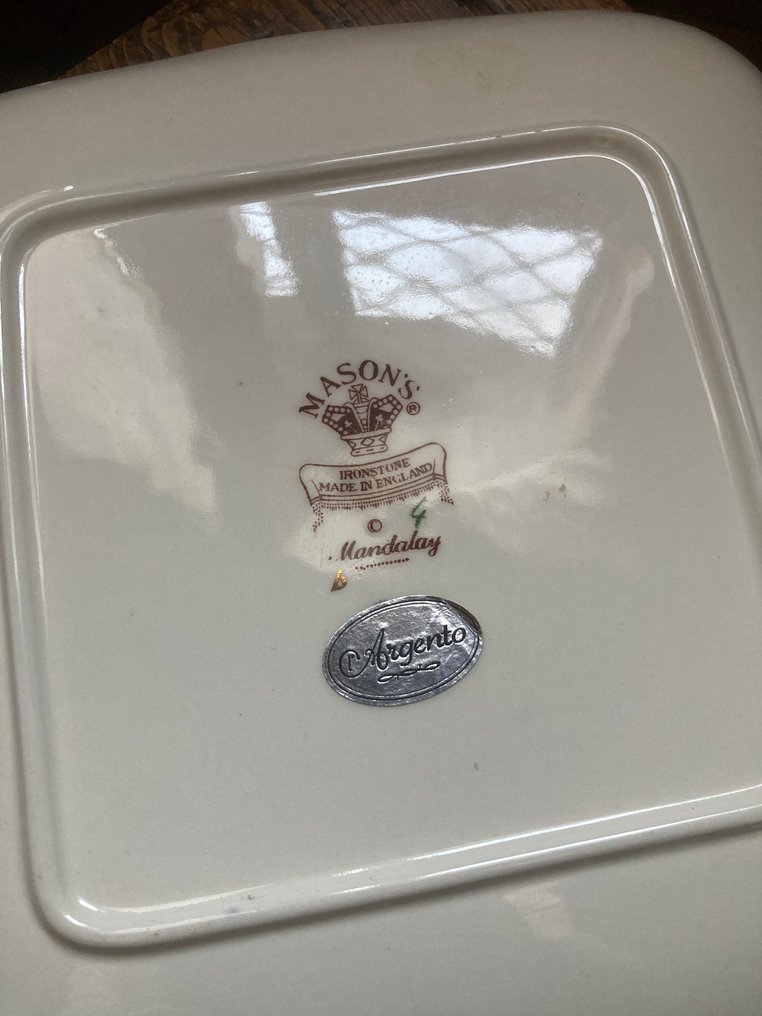 Mason's - Pie dish - Mandalay - Ironstone #4.3