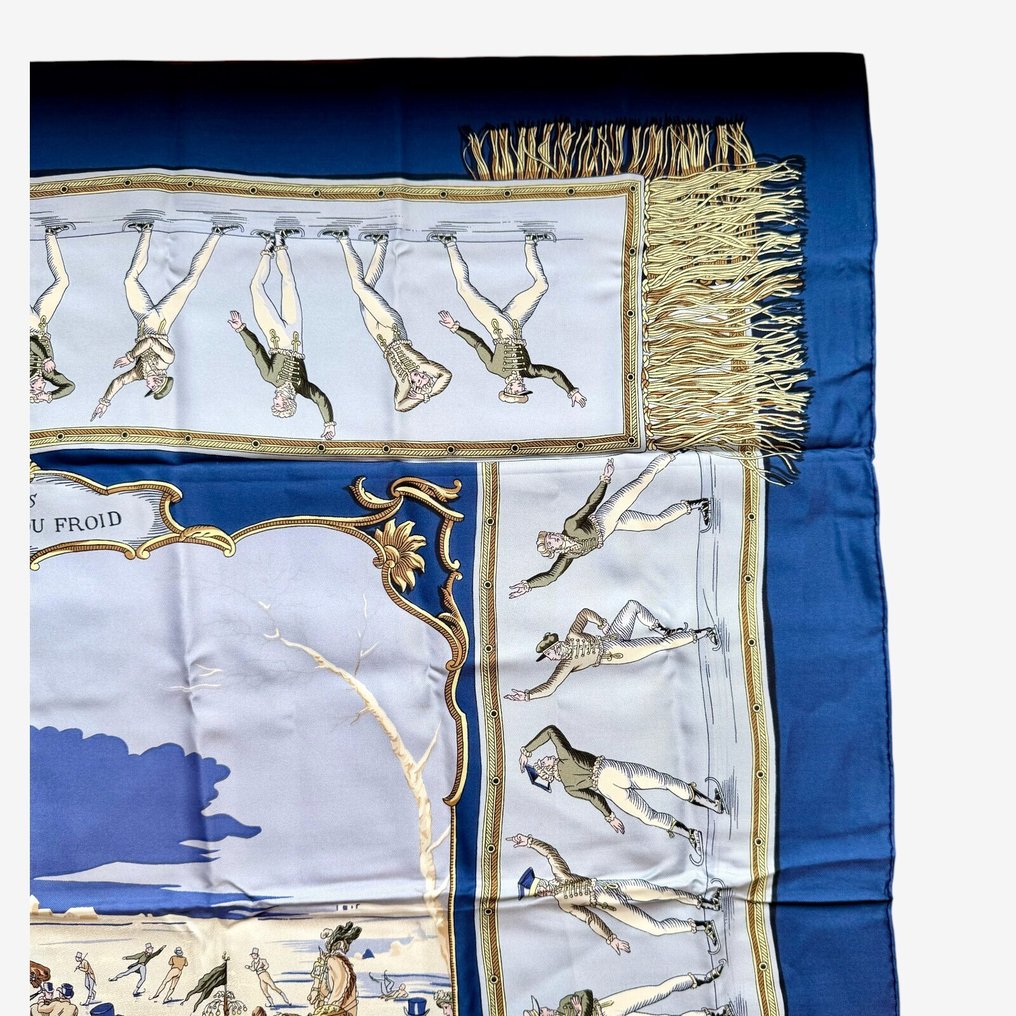 Hermès - LES PLAISIRS DU FROID - Écharpe #1.0