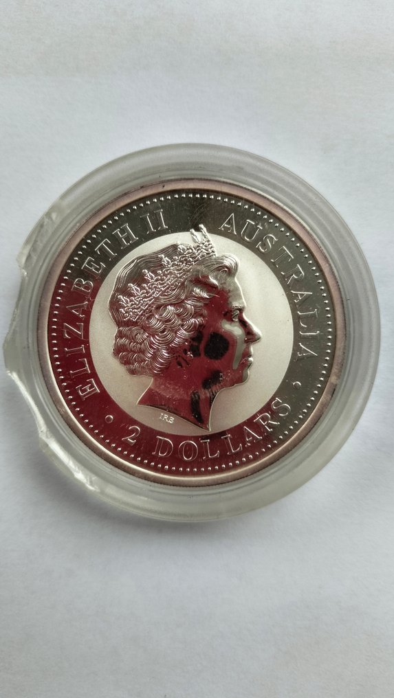 Αυστραλία. 2 Dollars 2001 Kookaburra, 1 Oz .999  (χωρίς τιμή ασφαλείας) #2.1