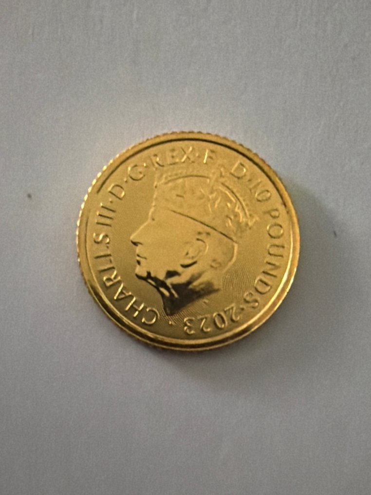 Storbritannia. 10 Pounds 2022 1/10 Oz  (Ingen reservasjonspris) #2.1