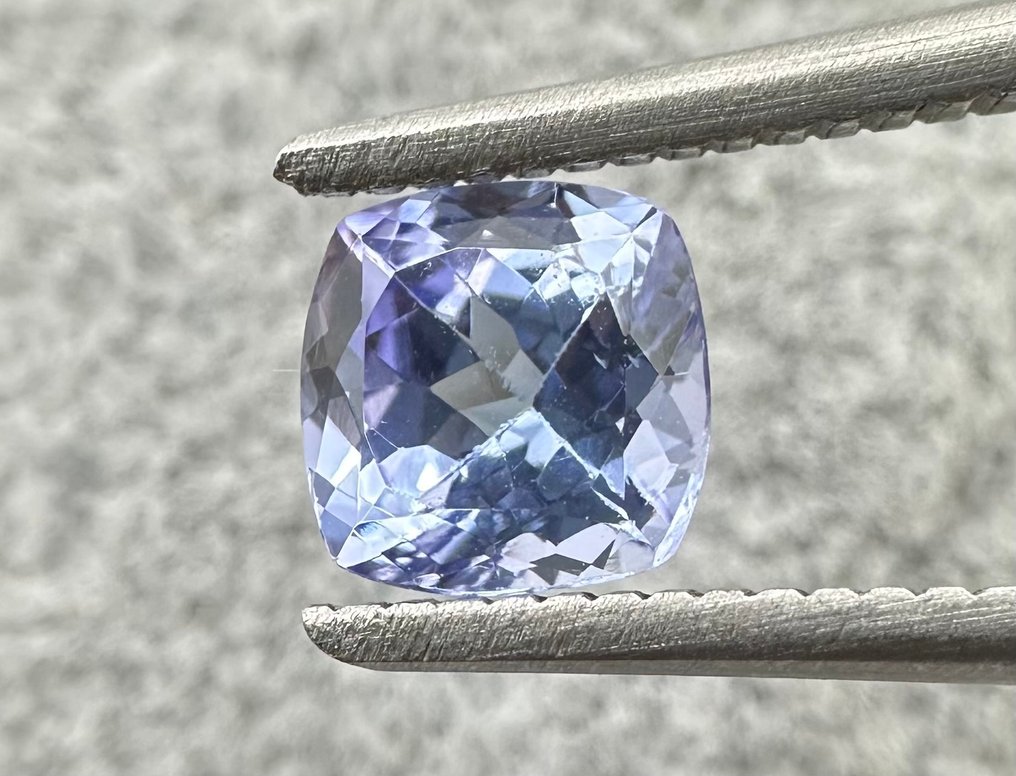 没有保留价 蓝色, 紫色 坦桑石  - 1.35 ct - 安特卫普宝石检测实验室（ALGT） #4.3