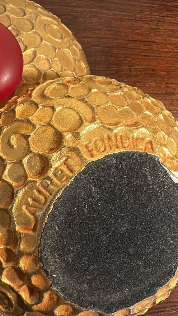 Fondica - Richard Lauret - Γλυπτό, Portagioie - 20 cm - Μπρούντζος - 1990 #1.0