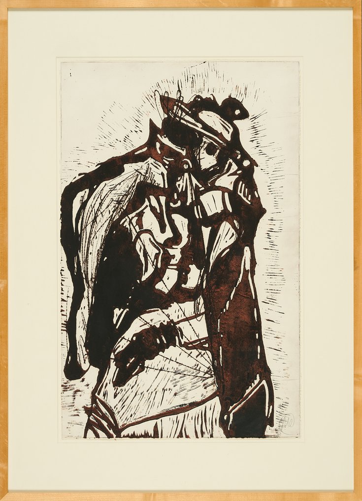 Markus Lüpertz (1941) - Motiv V (From Vogue Zeichnungen), 1984 #1.0