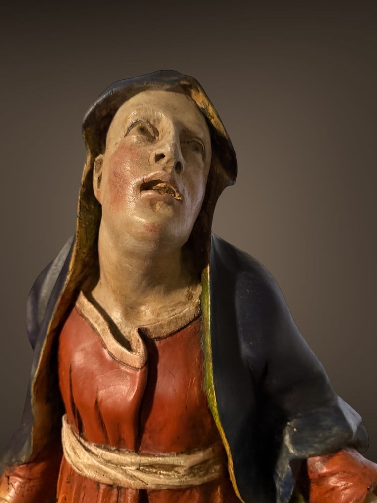 Skulptur, Maria van een calvary scene / 18e eeuw - 71 cm - Tre - 1700 #1.0