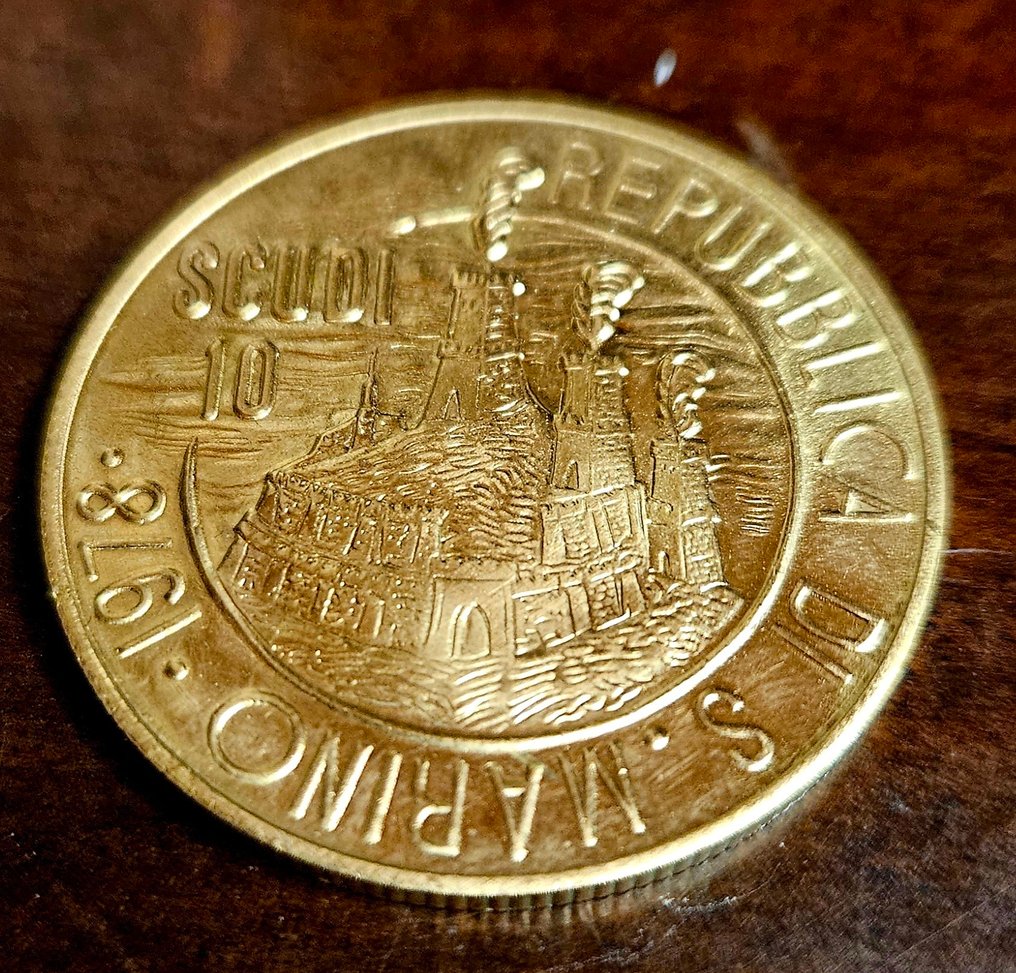 圣玛利诺. 10 Scudi 1978 #1.0