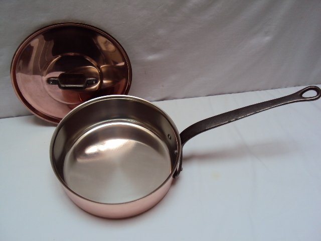 Fabrication Française sauteuse avec son couvercle - Κατσαρολάκι (2) - Χαλκός, Σίδερο, Κασσίτερος #3.2