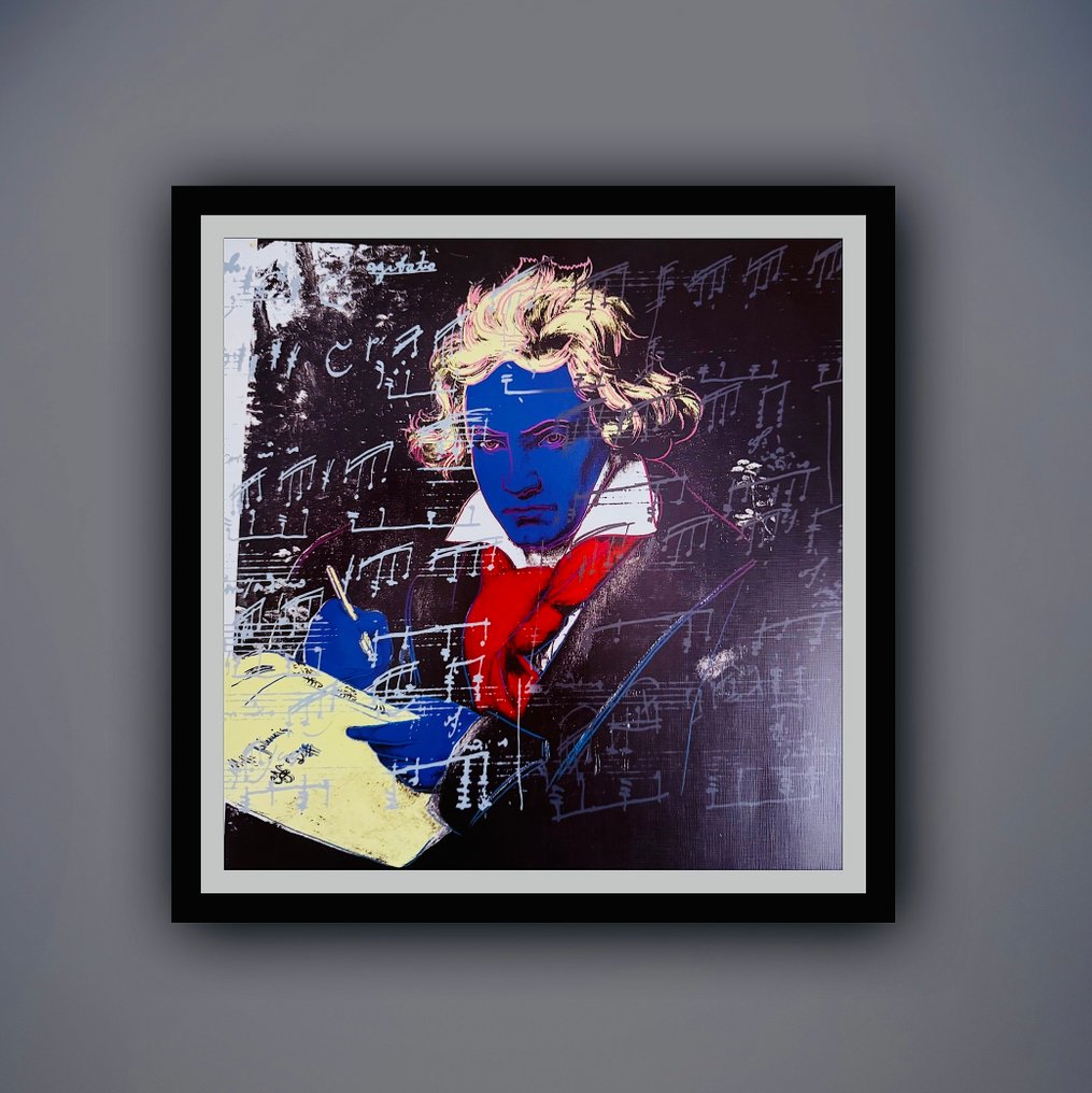 Andy Warhol (after) - “Beethoven by Andy Warhol, 1987”. Geautoriseerd door Andy Warhol Foundation for the Visual Arte #1.0