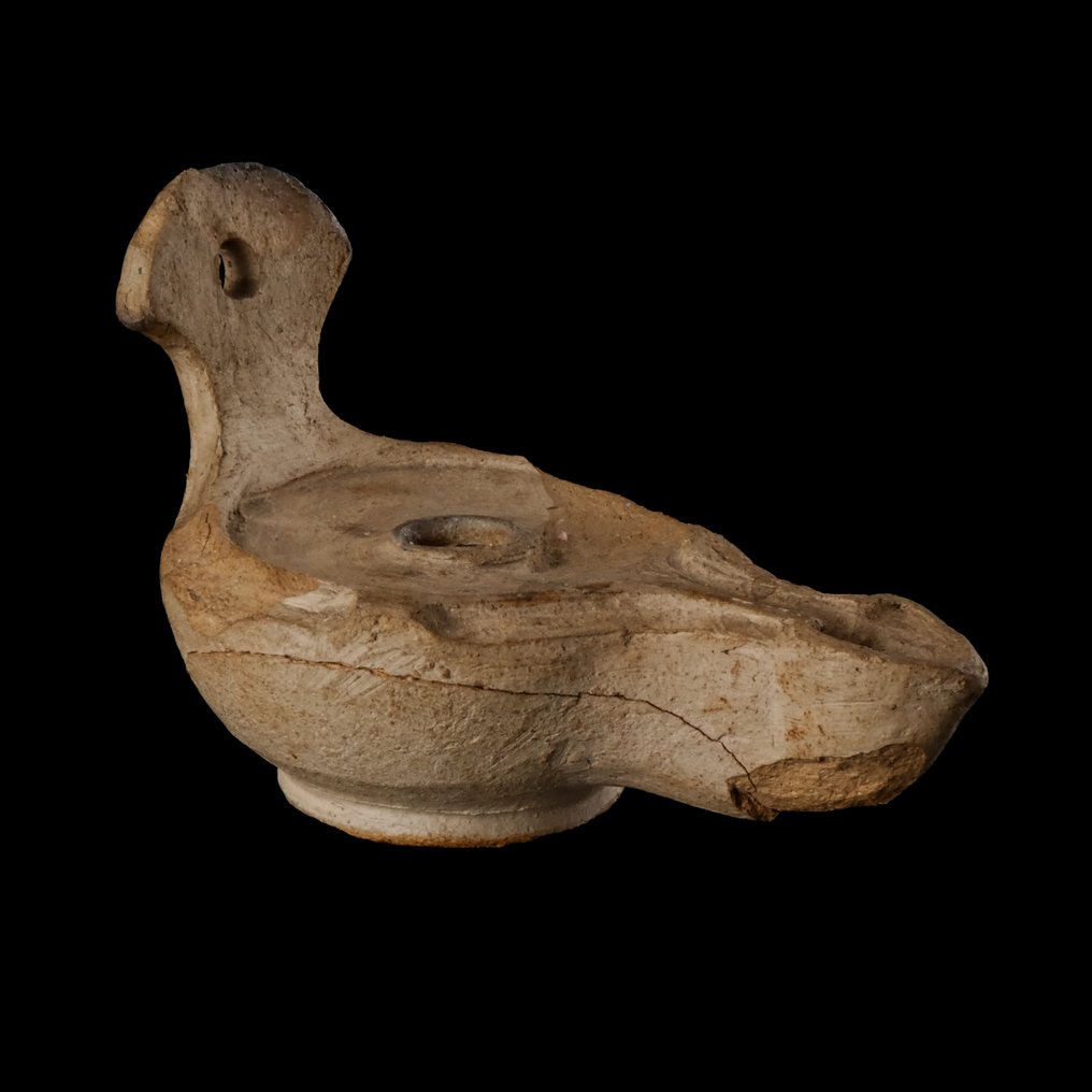 Altrömisch, Kaiserreich Töpferware Öllampe  (Ohne mindestpreis) #1.0