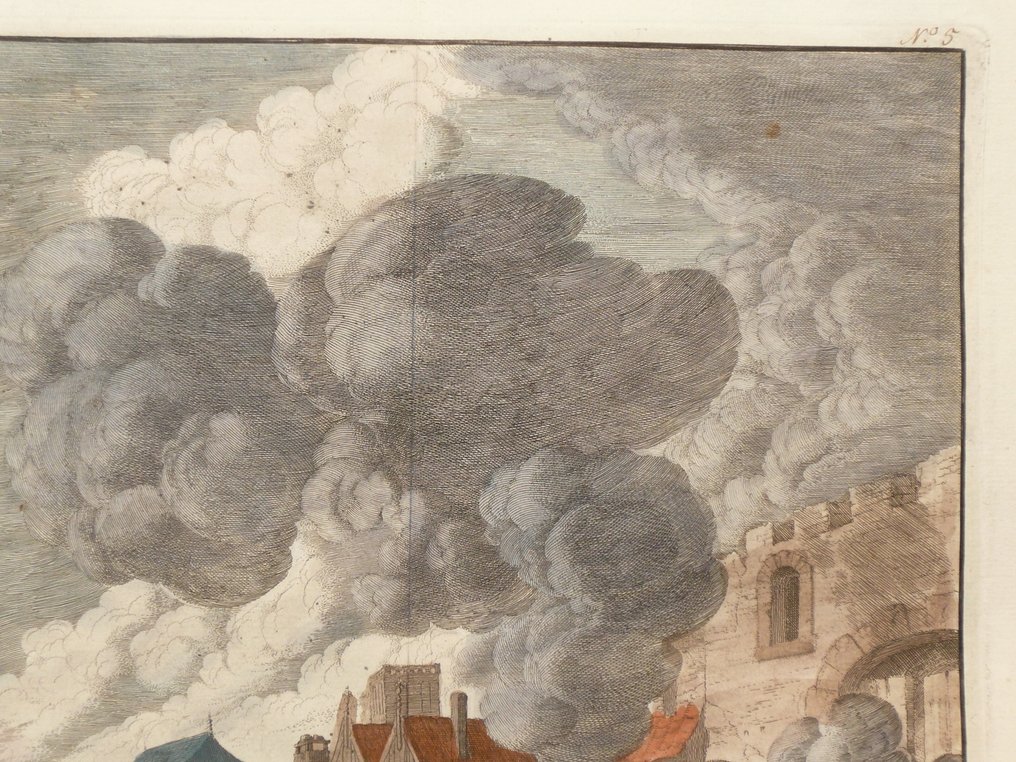 Ολλανδία - Den Briel; Jan Luyken - Prise de la Brille - 1681-1700 #3.2