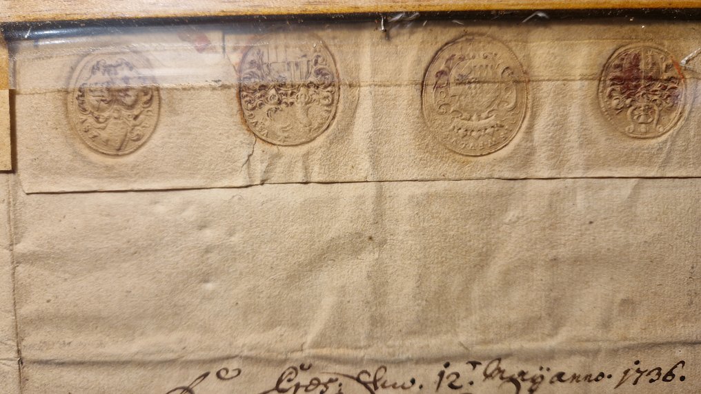 Bayerischer - Außerordentliche Steuerurkunde, Bayern (Landshut), - 1736 #4.3