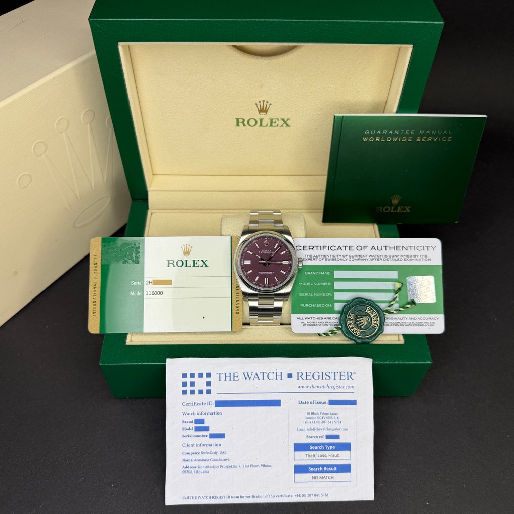 Rolex - Oyster Perpetual - 116000 - Unisex - 2016 #1.0