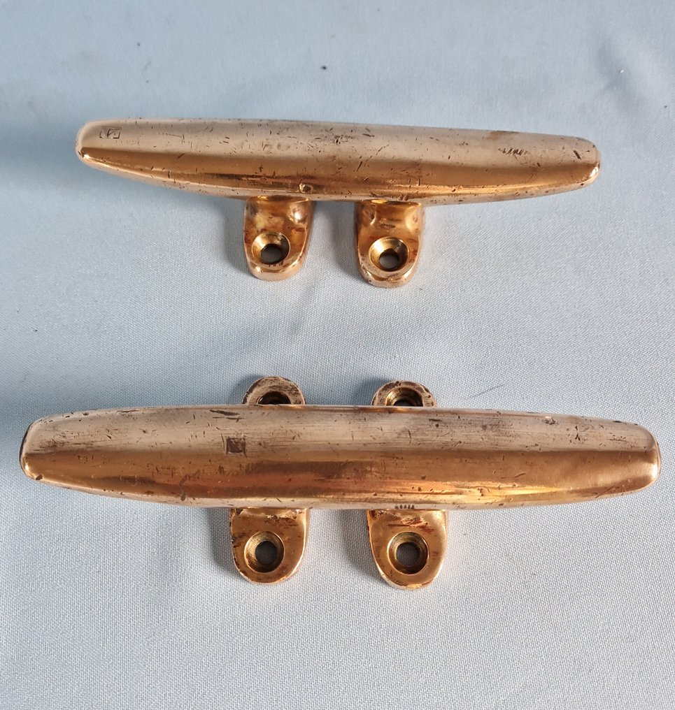 船舶設備和裝置  (2) - Prachtige sierlijke messing kikkers - 黃銅 #3.2