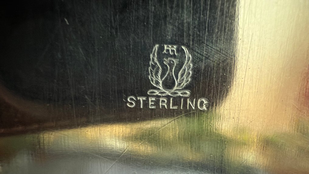 碗 - .925 银 - 新艺术风格纯银碗 #4.3