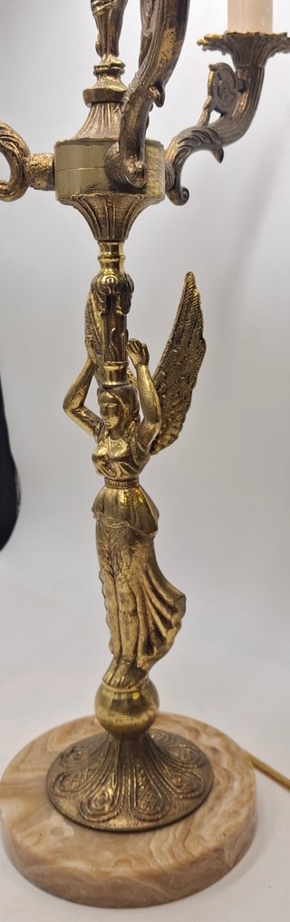 Lampe - Messing og marmor #4.3