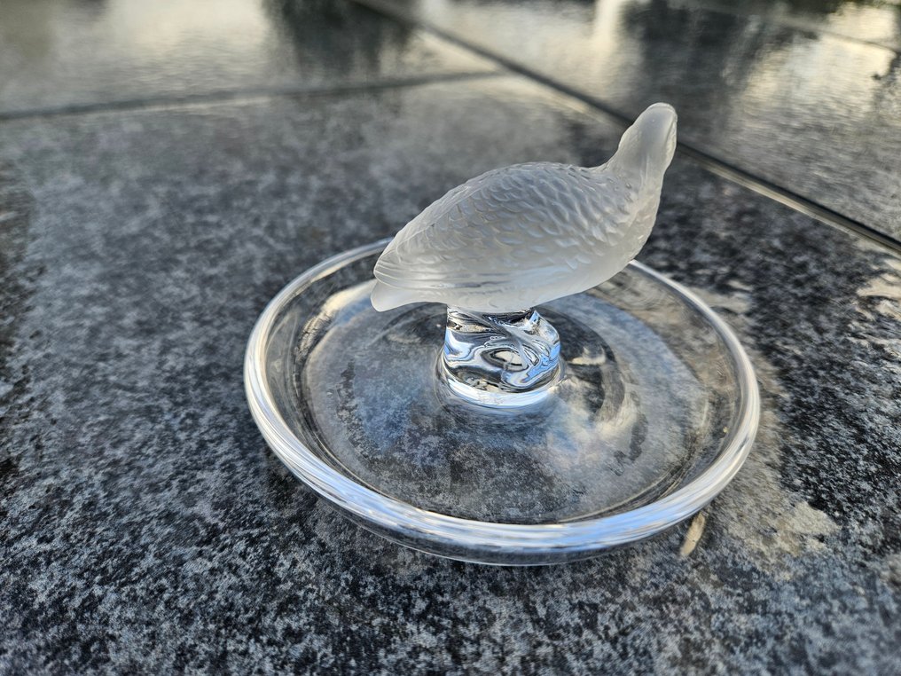 Lalique - lalique - Σκάλισμα, Baguier perdrix - 6 cm - Κρύσταλλο #4.3