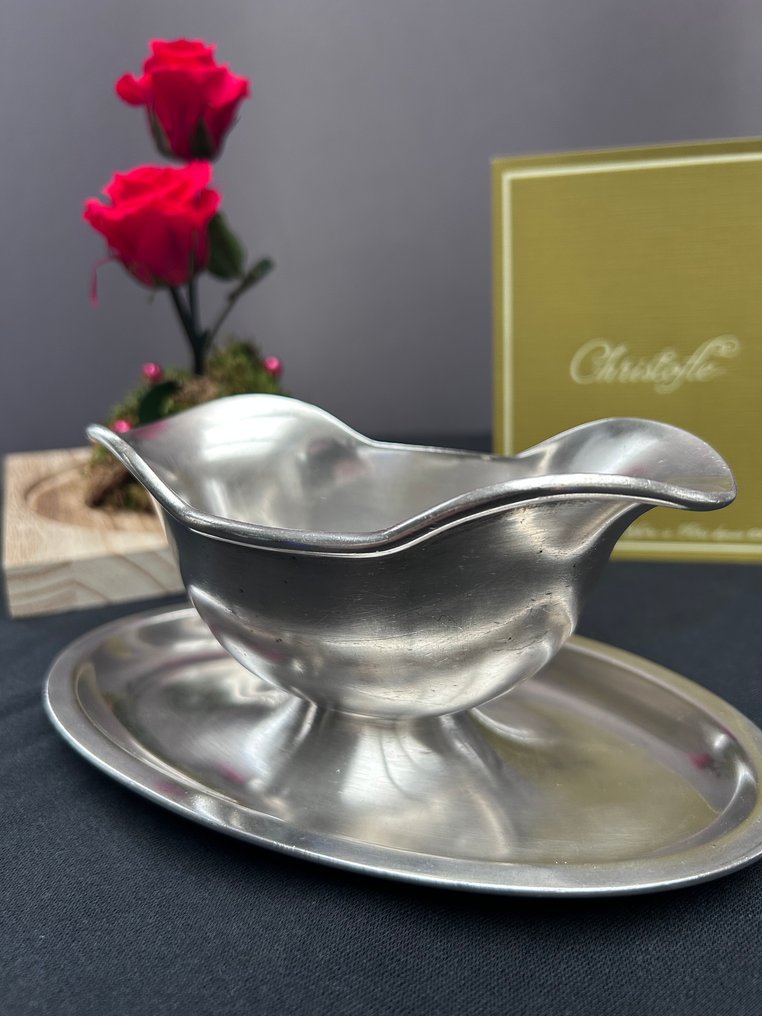 Christofle - Σαλτσιέρα - Alfenide - Επάργυρο #4.3