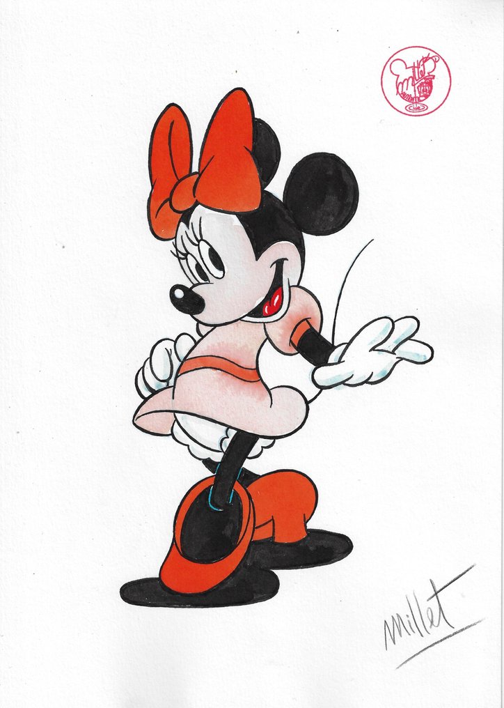 Millet - 1 Watercolour - Mickey Mouse - Vintage Style - 2025 #1.0
