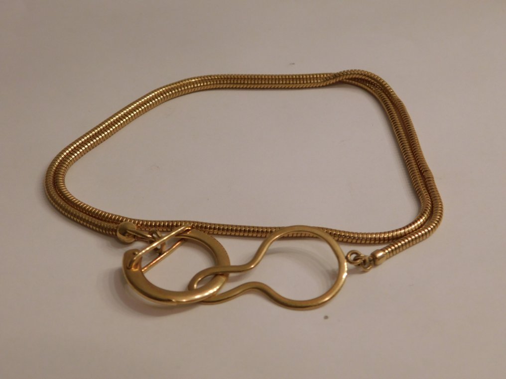 Δαχτυλίδι λαιμού - 18 καράτια Κίτρινο χρυσό #1.0