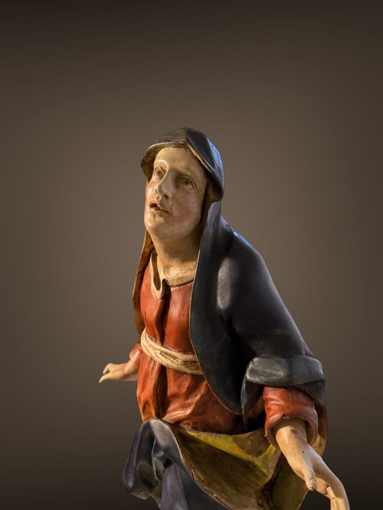 Skulptur, Maria van een calvary scene / 18e eeuw - 71 cm - Tre - 1700 #4.3