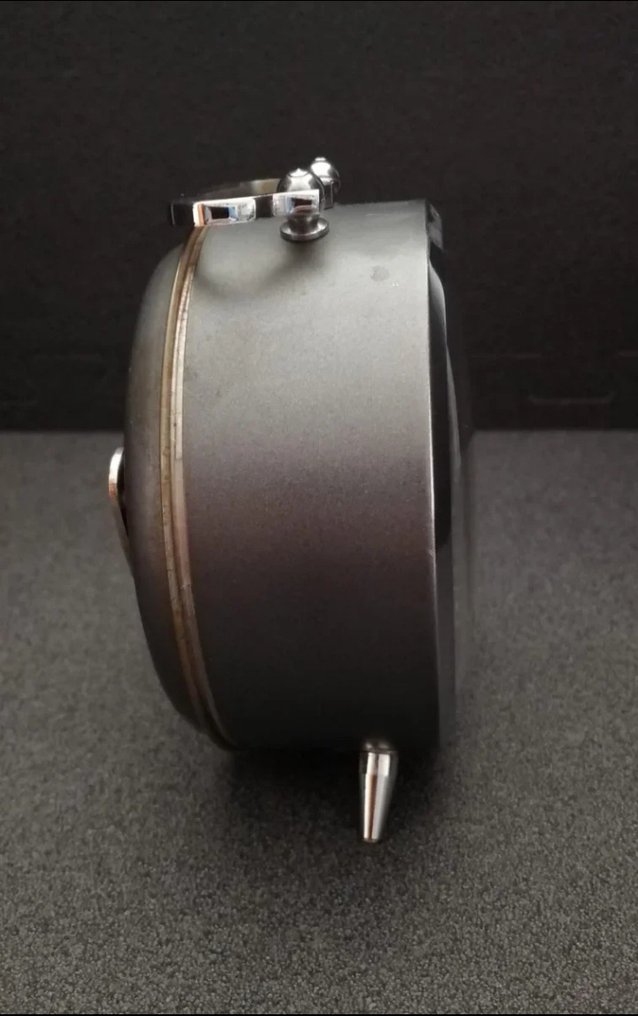 Pöytäkellot - WEHRLE Arella Repeat • Germany Design • RARE - Vintage Metalli - 1960-1970 #3.2