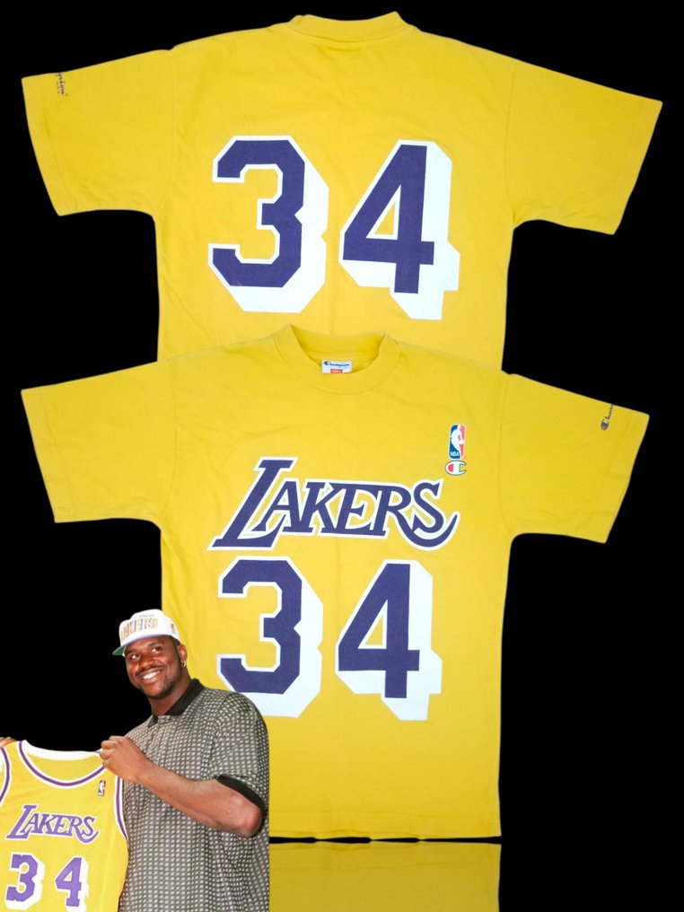 洛杉磯湖人 - 國家籃球協會 - Shaquille O'Neal - 1996 - 運動衫 #1.0