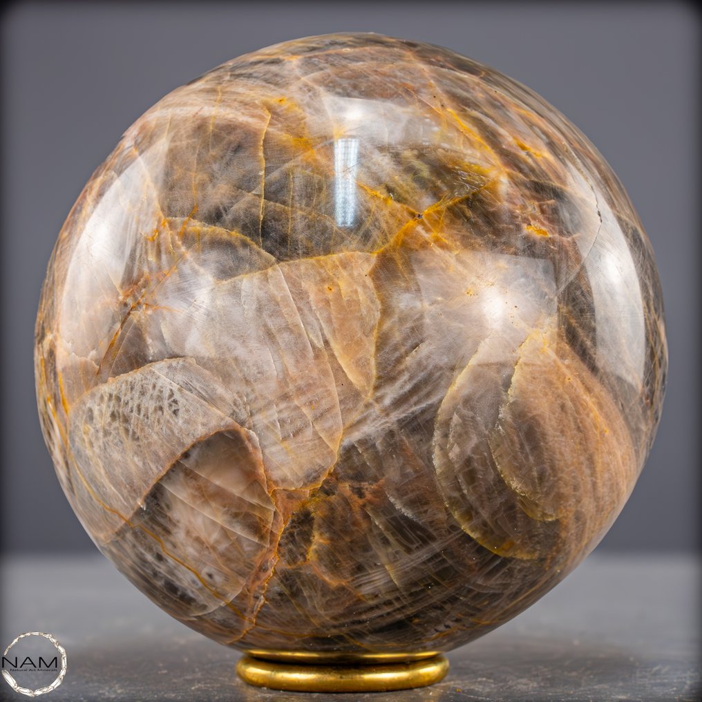 Απέραντη σφαίρα από φεγγαρόπετρα – Ένα ουράνιο παιχνίδι χρωμάτων από φως και μαγεία.- 2575.27 g #2.1