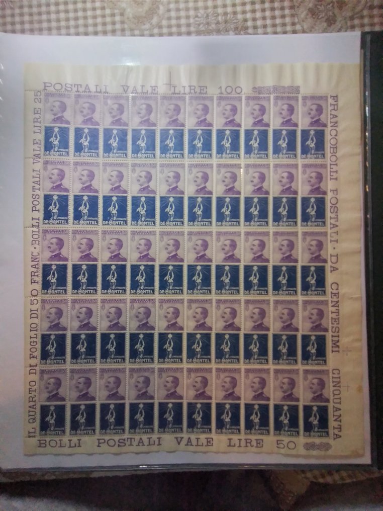 意大利王国 1924/1925 - Montel灯泡广告 - Sassone 12 #1.0