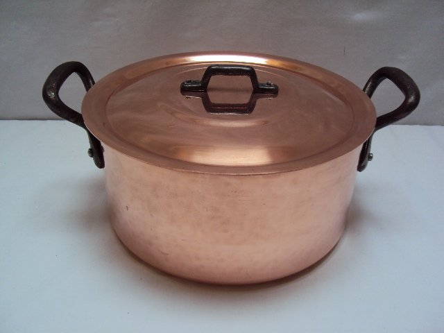 Cocotte  avec couvercle fabrication française estampillée - Κατσαρόλα - Χαλκός, Κασσίτερος, Σίδερο #2.1