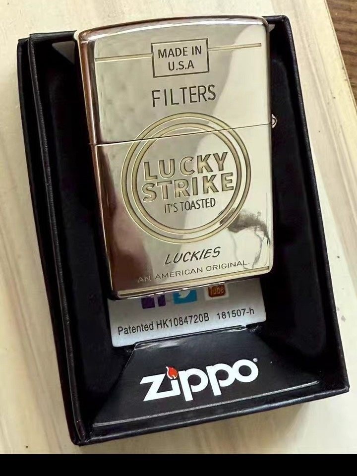 Zippo - Lucky Strike - 沒有保留價 - 打火機 - 鋼（不銹鋼） #1.0