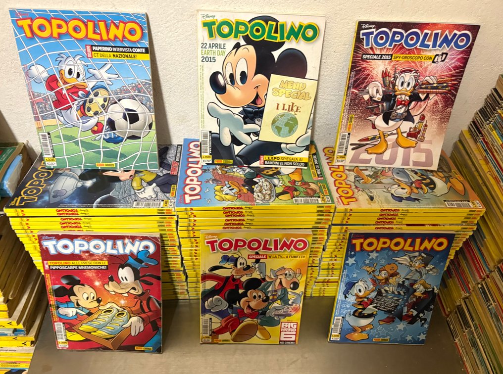 Topolino 3001/3100 - Lotto di 93 libretti - 93 Comic - EO #1.0