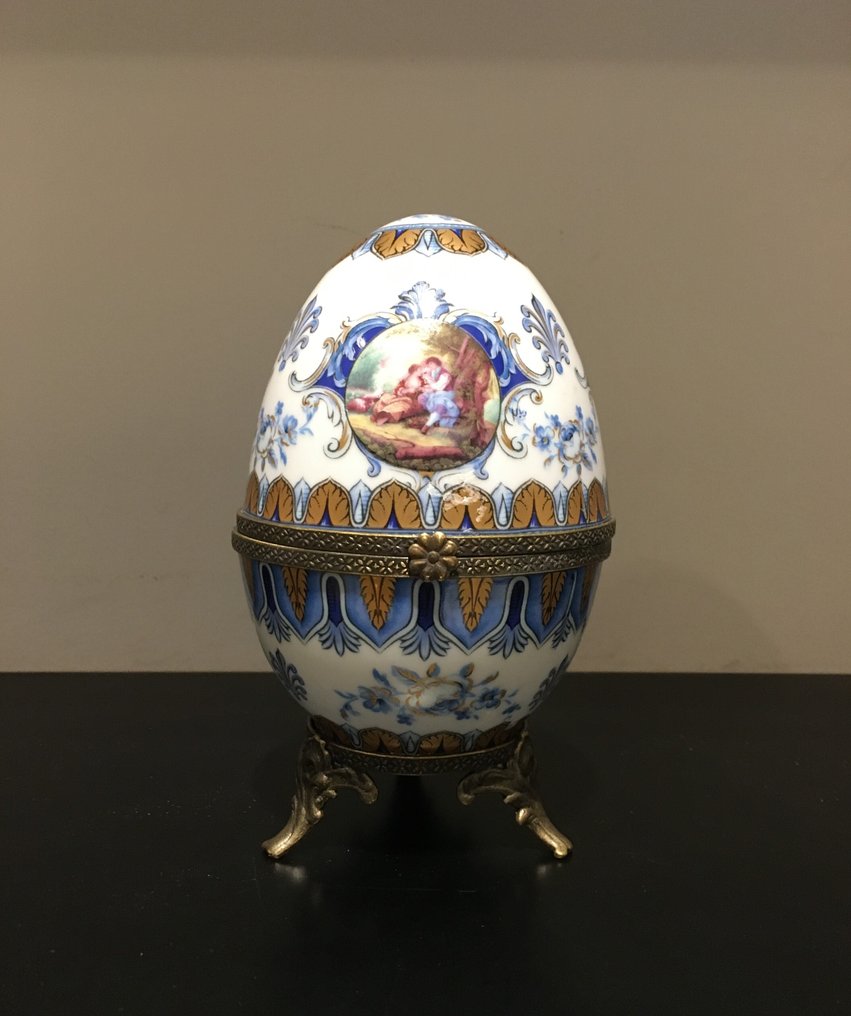 装饰饰品 - Stile Fabergè - 法国 - 瓷蛋 P. Royal #1.0