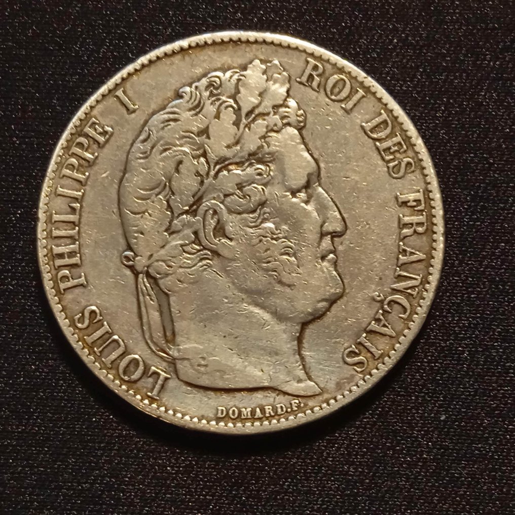 Γαλλία. Louis Philippe I. 5 Francs 1846-A et 1847-A (lot de 2 monnaies) (χωρίς τιμή ασφαλείας) #3.2