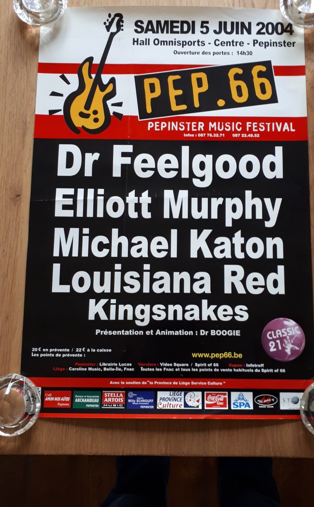 6 Posters for Dr. Feelgood's tour in Europe in early 2000 - Poster - 2000 #2.1