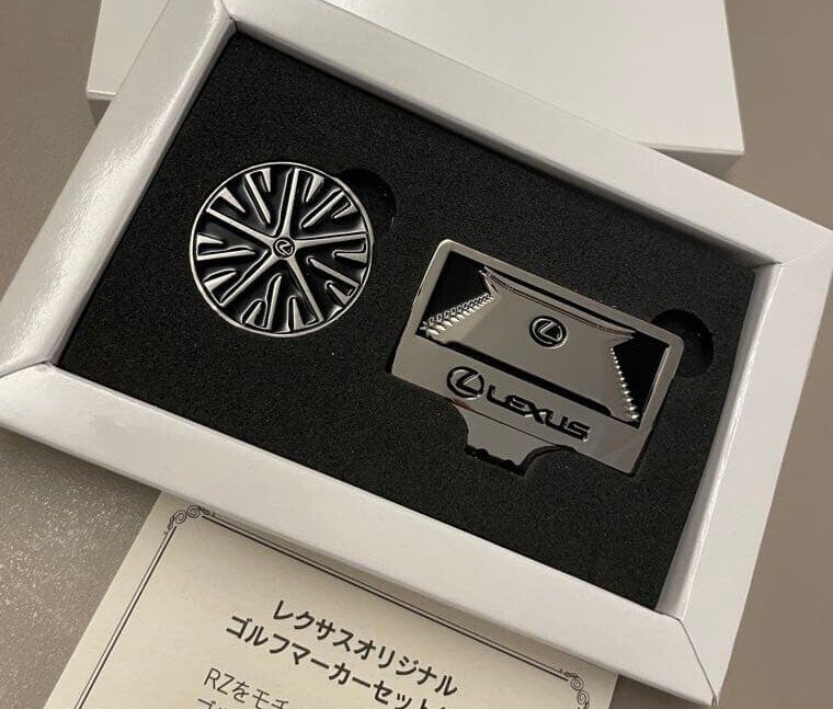 Lexus — Original Golf Marker Accessory Set (RZ Design), Silver Finish,  #3.2