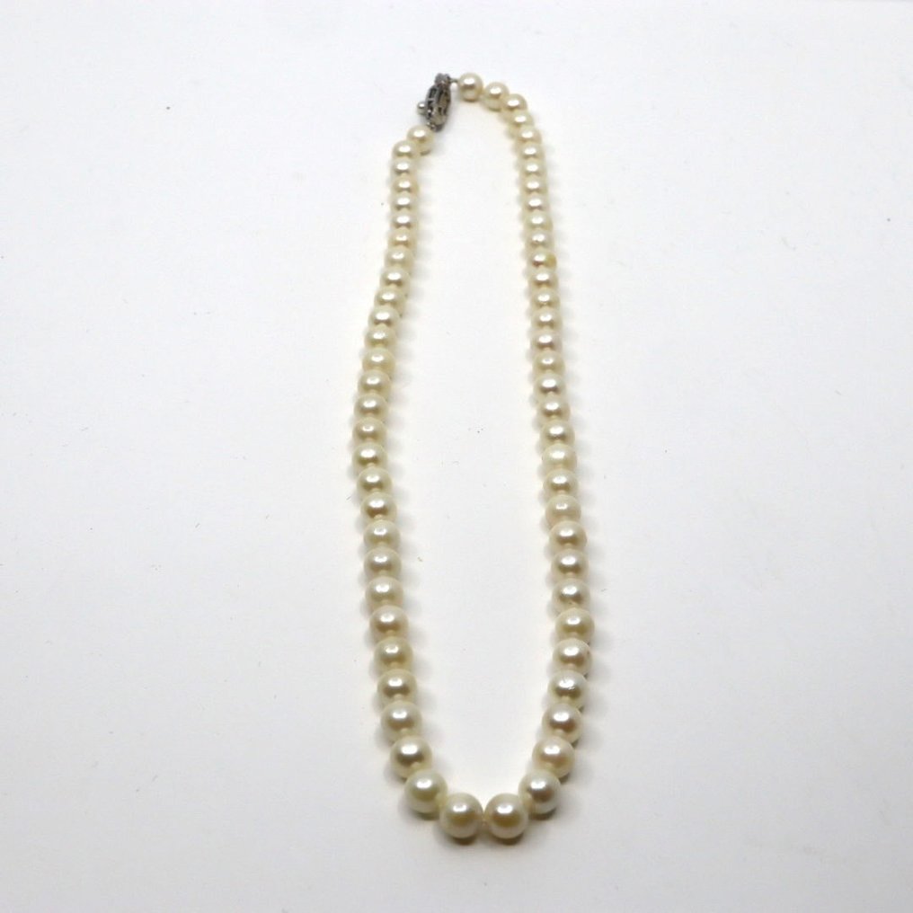 Utan reservationspris - Halsband Silver Pärla #3.2