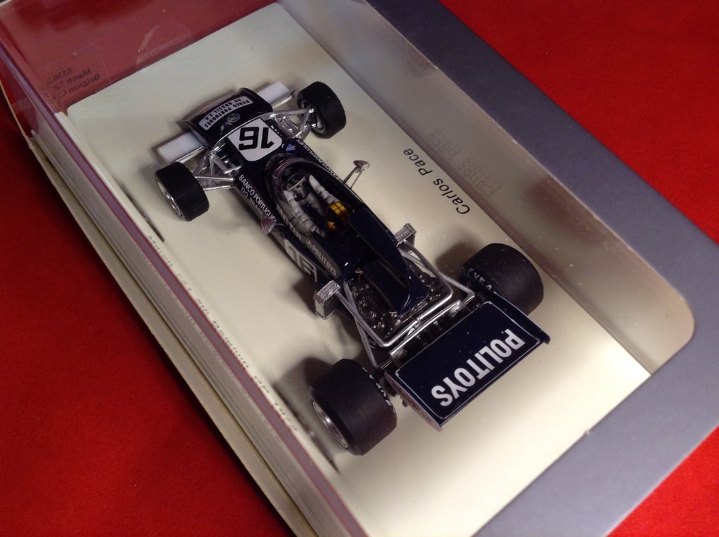 Spark 1:43 - 模型赛车 - ref. #S5362 March Ford 721 F.1 "Politoys" Team Williams Motul 5° Belgian GP 1972 #16 Carlos Pace - 卓越品质——限量版——如今难得一见 #3.2